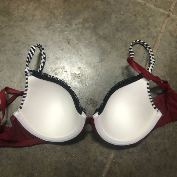 striped and polo-dot bra 32B - Picture 2 of 3